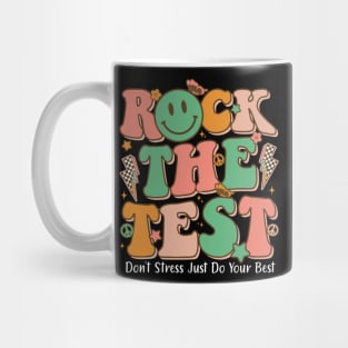 Testing for teachers test day teacher rock the test Mug